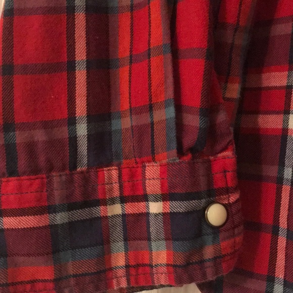 Forever 21 plaid button down shirt size M - Picture 5 of 5